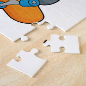 スケートボード付きモグラ ジグソーパズル (側面)