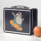 スケートボード付きモグラ メタルランチボックス (インサイチュ)