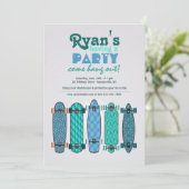 スケートボード収集招待状 招待状 (スタンド正面)