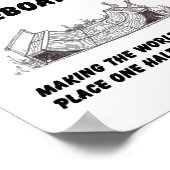 スケートボード哲学 ポスター (角)