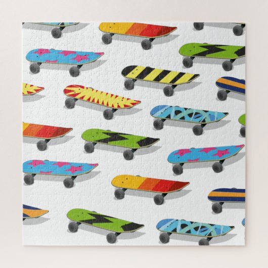 スケートボード漫画。 ジグソーパズル (縦)