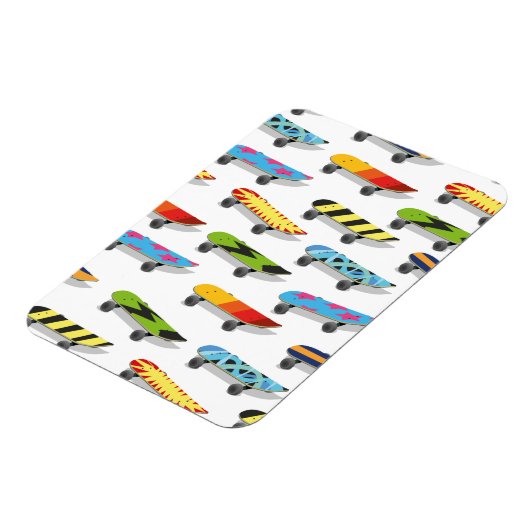 スケートボード漫画。 マグネット (左側)