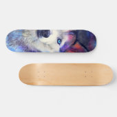 スケートボード犬のハスキーな#skateboardの#dog スケートボード (横)
