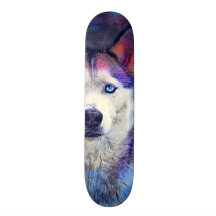 スケートボード犬のハスキーな#skateboardの#dog
