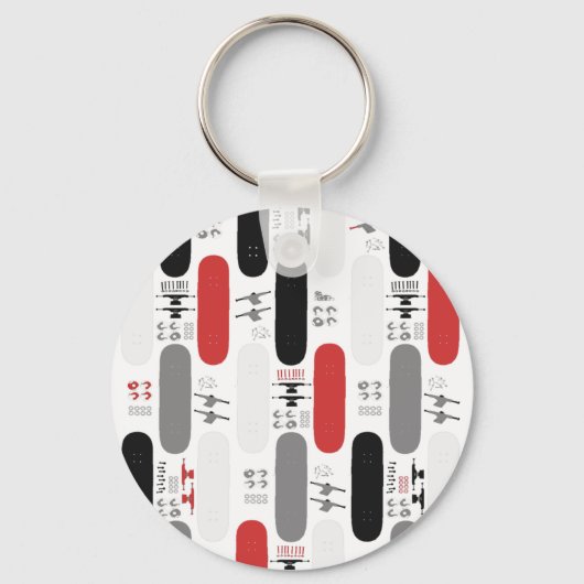 スケートボード狂気(GRB) キーホルダー (正面)