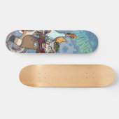 スケートボード猫スケーターcatnipグラフィティアニメ スケートボード (横)