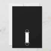 スケートボード用ベビーシャワー 招待状 (裏面)