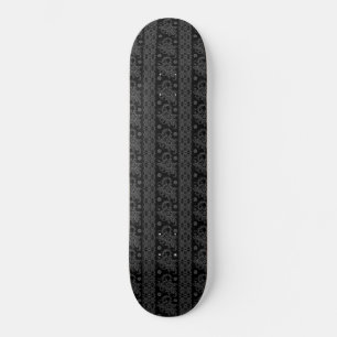 スケートボード用黒紋渦デザイン スケートボード