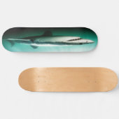 スケートボード美しいサメ捕食者。 スケートボード (横)