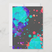 スケートボード誕生日フォト招待状任意の年齢 招待状 (裏面)