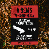 スケートボード誕生日招待状、スケートボード10代の、 招待状