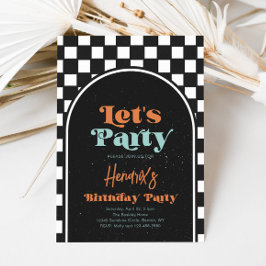 スケートボード誕生日招待状 招待状