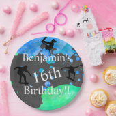 スケートボード誕生日 ペーパープレート (パーティー)
