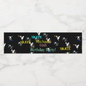 スケートボード誕生日any Age ペットボトルラベル (シングルラベル)