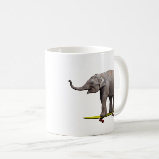 スケートボード象 コーヒーマグカップ (正面右)