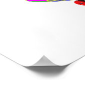 スケートボード象 ポスター (角)