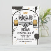 スケートボード金ゴールド 招待状 (スタンド正面)