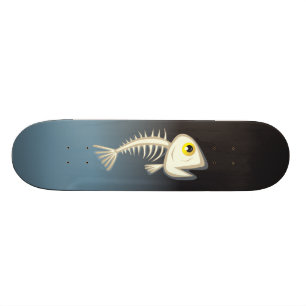 スケートボード魚の骨 スケートボード