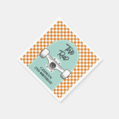 スケートボード2素晴らしい2nd誕生日 スタンダードカクテルナプキン (角)