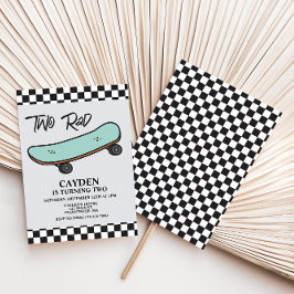 スケートボード2素晴らしい2ND誕生日 招待状