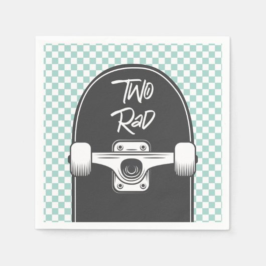 スケートボード2素晴らしい2nd Birthday スタンダードカクテルナプキン (正面)