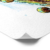 スケートボード20" x 24"ポスター ポスター (角)