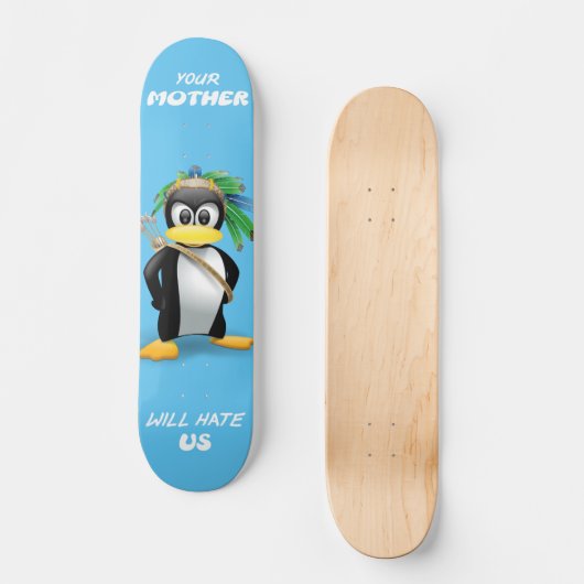 スケートボード「お母さんが私たちを傷つける」 スケートボード (正面)
