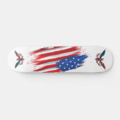 スケートボード、アメリカ国旗 スケートボード (横)