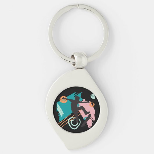 スケートボード キーホルダー (正面)