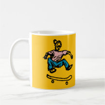 スケートボード コーヒーマグ