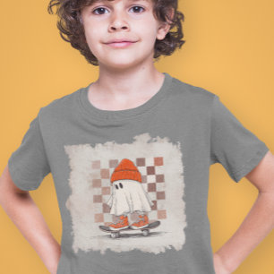 スケートボード ゴースト レトロ グランジ トライブレンドTシャツ