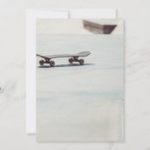 スケートボード |スケーター誕生日パーティー 招待状 (裏面)