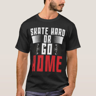 スケートボード スケートするなら諦めない Tシャツ