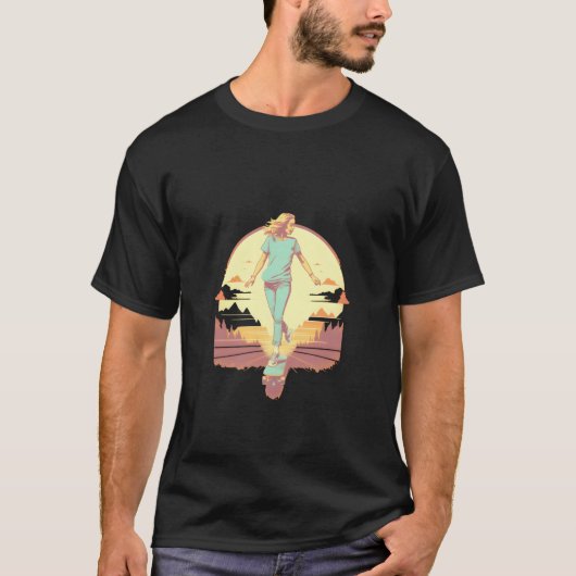 スケートボード スケートボーダー スケーター スケート Tシャツ (正面)