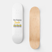 スケートボード スポーツ 女子 ハッピー スマイル ひまわり  (正面)