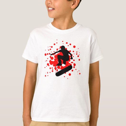 スケートボード。バブルス。 Tシャツ (正面)