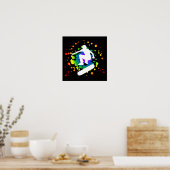 スケートボード：バブル： ポスター (キッチン)