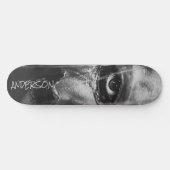 スケートボード ブラック アイ スカル (横)