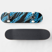スケートボード – ブルーウェーブスケートボード (横)
