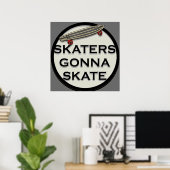 スケートボード ポスター (ホームオフィス)