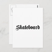 スケートボード ポストカード (正面/裏面)