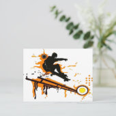 スケートボード ポストカード (スタンド正面)