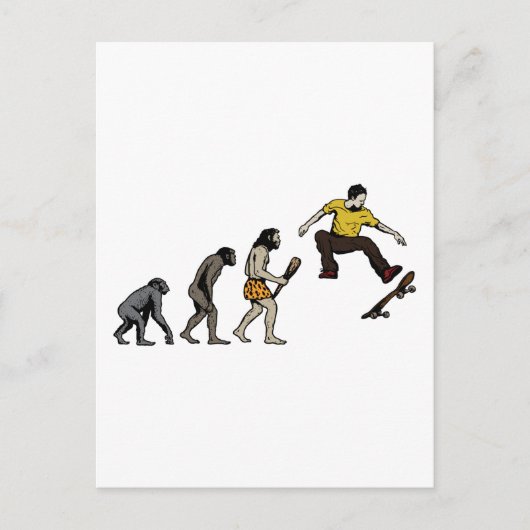 スケートボード ポストカード (正面)