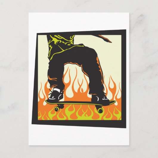 スケートボード ポストカード (正面)