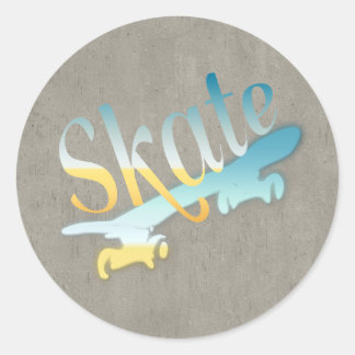 スケートボード ラウンドシール