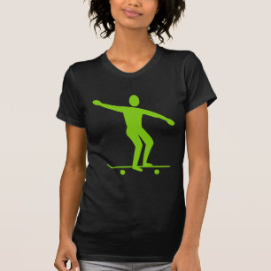 スケートボード – Martian Green Tシャツ