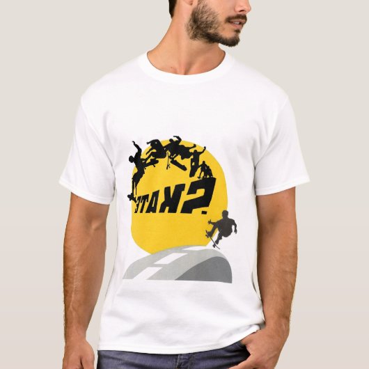 スケートボード Tシャツ (正面)