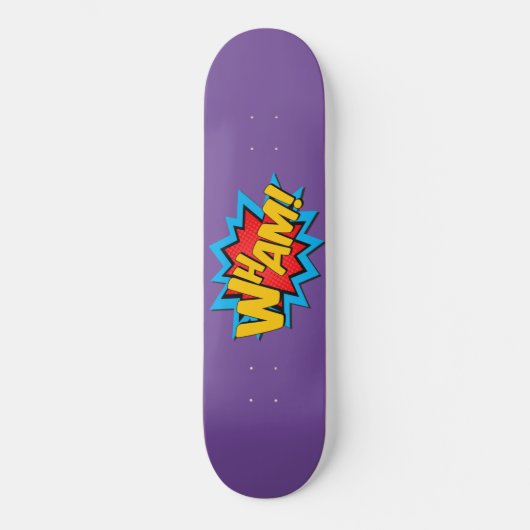スケートボード - Wham! パープル (正面)