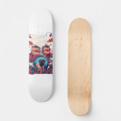 スケートボードFurbabes Art - Rock & Vibes on転がオン スケートボード (正面)