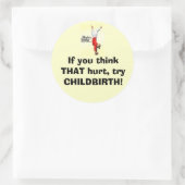 スケートボードMOMSステッカー ラウンドシール (バッグ)